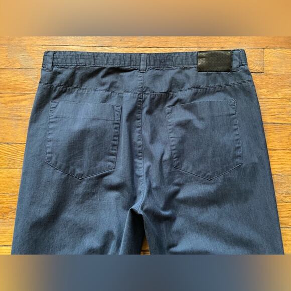 CALVIN KLEIN Lightweight Blue Cotton Pants sz 36x32 (actual 36x31) - Picture 9 of 10